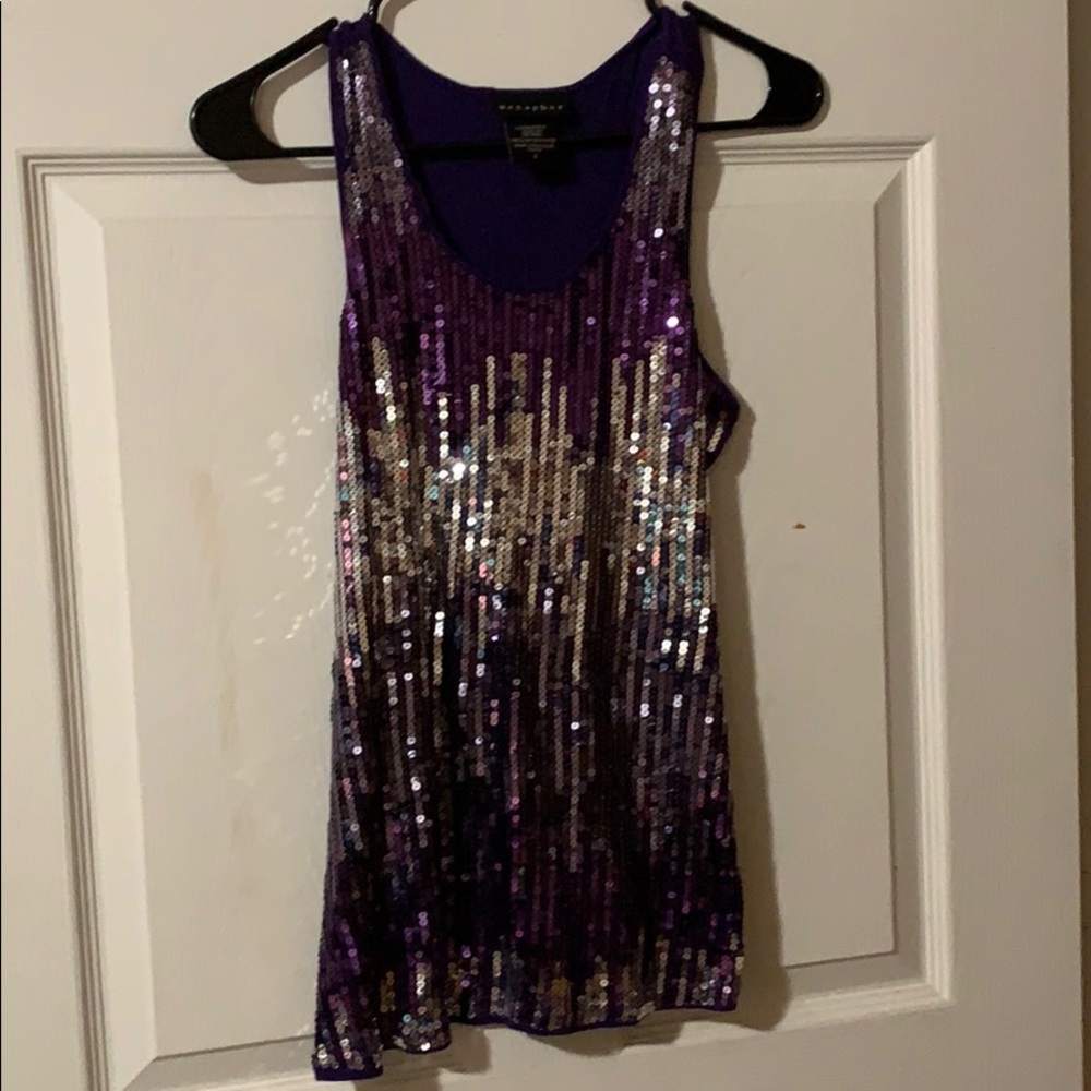 Purple Metaphor Tank Top